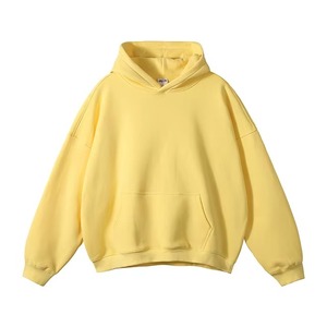 Sweat-shirt à capuche marron pour homme, coupe classique, 100 % coton molletonné, poche avant, décontracté, hiver, impression numérique, écologique - Product Image 6