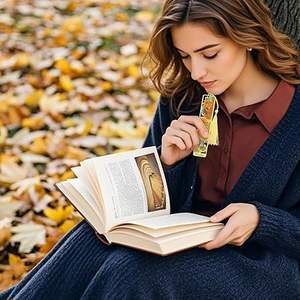 Marcapáginas decorativo de metal hecho a mano con árbol de la vida grabado y nombre personalizado para amantes de los libros, ideas de regalos - Product Image 3