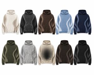 Sudadera con Capucha Extra Grande para Hombre, Ecológica, 400g, Diseño Color Block, Felpa de Algodón, Informal, para Invierno - Product Image 6