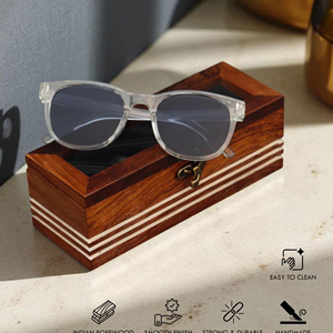 Estuche Organizador de Relojes de Madera con Forro de Terciopelo, Caja Expositora de Relojes de Madera con Cierre Magnético de AYAANS - Product Image 6