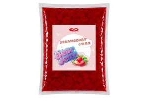 เยลลี่สตรอว์เบอร์รี่รูปหมีพร้อมรับประทาน KEIFU 1.5 กก. (สีแดง) สำหรับชานมไข่มุก บรรจุในถุง อายุการเก็บรักษา 12 เดือน - Product Image 1