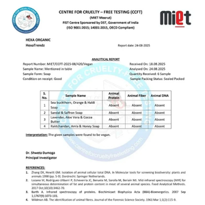 Jabón Natural de Sándalo 100g, Jabón Orgánico Hexa con Sándalo, Azafrán y Manteca de Karité - Product Image 6