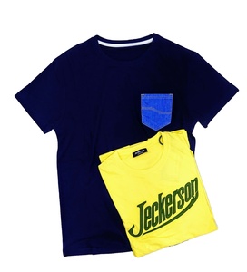 เสื้อยืดผ้าฝ้าย100% สำหรับผู้ชายทรงโอเวอร์ไซส์แห้งเร็วระบายอากาศได้ดีย้อมสั้นเทคนิคซัก - Product Image 1