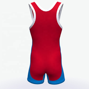 Custom High Quality Stretch <b>Heat</b>-Transfer Printing Unisex Wrestling Training Singlet in Spandex/Polyester 220g Front/<b>Back</b> Logo - Product Image 6