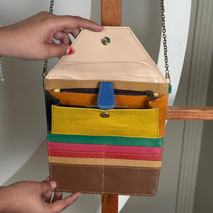 Nouveau gros trois volets fermeture à pression Long sac à main femmes multi-cartes organisateur recycler cuir bonbons couleurs pochette sac à main pour femmes - Product Image 6