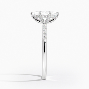 Anillo BOJ 054 con Corte Marquise, Plata 925, Viviana, Moissanita con Cobertura de un Cuarto, Certificado GRA, 2ct D, Anillo de Aniversario de Bodas - Product Image 3