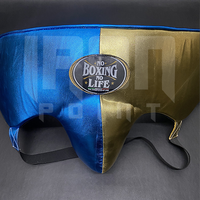Protège-entrejambe personnalisables de haute qualité « No Boxing No Life » en cuir de vachette de première qualité, lacés, avec rembourrage épais à 4 couches, anti-humidité pour la boxe