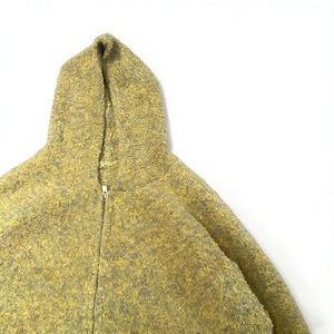 Pull jacquard zippé pour homme, personnalisé OEM, tendance, épais, à capuche, automne, haute qualité, cardigan pour homme - Product Image 3