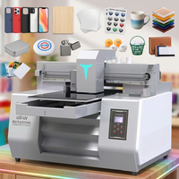 Printer Inkjet Digital A3 UV DTF dengan Print Head TX800, Cocok untuk Kulit, Pipa Fleksibel, Bola Golf, Pulpen, Casing Ponsel Kayu