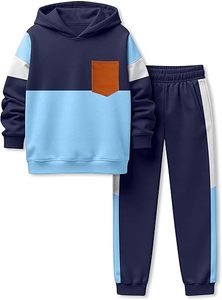 Conjunto de Sudadera con Capucha y Pantalones Deportivos para Niños y Niñas, Traje Deportivo de Algodón y Felpa para Invierno y Otoño - Product Image 2