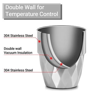 Stainless Steel Drinking <b>Cup</b> Reusable Metal Tumbler Glass for Water Tea Coffee Juice Home Office Travel - Product Image 3