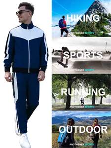 Ensembles de survêtements d'hiver imprimés pour hommes, coupe ajustée, pantalon de jogging en polaire à capuche, design personnalisable, style sportif en polyester/coton - Product Image 3