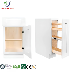 Gabinetes de Cocina Modernos Ecológicos de Madera y Melamina, Modulares, Multicolores, Listos para Armar, Personalizados por Sanyang 2026 - Product Image 2