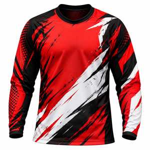 Maillot de motocross personnalisé à manches longues pour homme, chemise de course MX, chemise de cyclisme VTT de performance sportive - Product Image 3