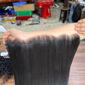 Película Invisible Barata HD Lace Closure 2x6 4x4 5x5 6x6 HD Lace Frontal 13x4 13x6 Cabello Virgen Vietnamita para Pelucas con Frente de Encaje - Product Image 1