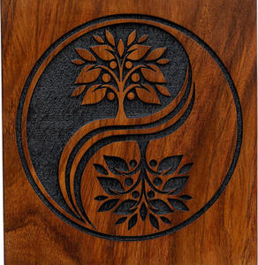 Urnes funéraires en bois de style américain modernes, faites à la main, décoratives pour hommes et femmes, à prix réduit – Meilleures ventes - Product Image 5