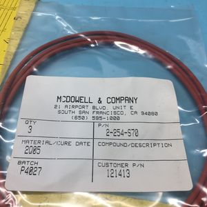 โอริง MCDOWELL 2-254-S70 จำนวน 3 ชิ้น,121413,2-254,AS-5 - อุปกรณ์และอะไหล่เซมิคอนดักเตอร์ระดับโลกที่เชื่อถือได้ที่ - Product Image 5