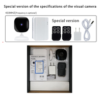 Mini télécommande visuelle multifréquence pour ouvre-porte, télécommande de copie quatre voies, contrôleur visuel WiFi 443,92 MHz