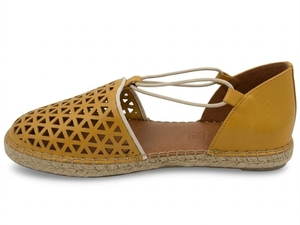 Sandalias Planas de Cuero Genuino para Mujer, Punta Abierta, Transpirables, con Suela de Esparto, Tendencia de Moda de Verano - Product Image 3