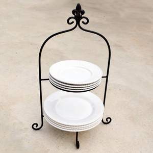 ขาตั้งแผ่นเหล็กดีไซน์ทันสมัยสำหรับของตกแต่งบ้านสุดหรูและจัดวางสินค้าระดับไฮเอนด์ - Product Image 1