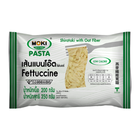 Thaifex MOKI Hazır Yulaf Lifi Fettuccine Konjac 200g Kutu/Paket - Şekersiz Yüksek Diyet Lifli 2 Dakikada Pişirme KETO GLÜTENSİZ