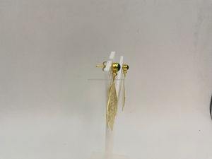 Boucles d'oreilles plaquées or de qualité supérieure Boucles d'oreilles plaquées or 1 micron pour femmes disponibles au meilleur prix - Product Image 2