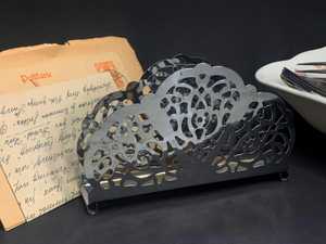 Luxury Metal Napkin <b>Holder</b> Minimalist Table Organizer Stand - Product Image 6