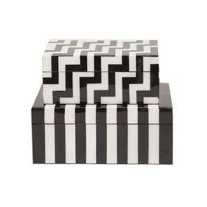 Caja de Almacenamiento de Madera y Resina Rectangular Grabada, Organizador de Joyas con Múltiples Tamaños y Colores, Gran Venta - Product Image 6