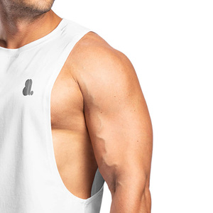Débardeur Homme Sans Manches Tendance Motif Musculaire Broderie Dessin Animé Tricoté Coton Fibre de Bambou Style Urbain - Product Image 6