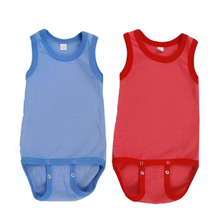 Chaleco para Bebé, Recién Nacido, Niño Pequeño, 100% Algodón, Sin Mangas, Ligero, Transpirable, Suave, Unisex, Logotipo Personalizado, OEM, ODM, Venta al Por Mayor - Product Image 3