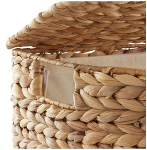 Cesta de Almacenamiento Ovalada de Ratán Natural Artex HaiNam con Tapa, Organizador Rústico Multiusos para Ordenar y Guardar - Product Image 4