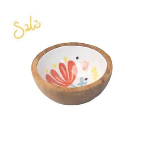 ชามสลัดไม้พร้อมภายในเคลือบงานฝีมือทำด้วยมือแบบพรีเมียม - Product Image 1