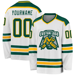 Maillots de hockey sur glace pour équipe, dernier design, logo imprimé par sublimation, polyester/nylon respirant et léger. - Product Image 5