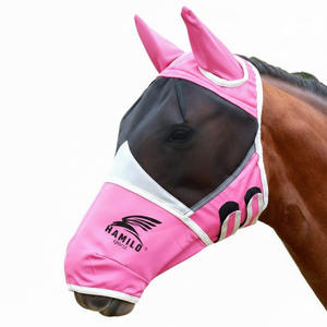 Nouvelle Arrivée Masque Anti-Mouches Confortable pour Chevaux avec Protection UV, Oreilles et Yeux en Maille Respirante et Élastique - Product Image 5