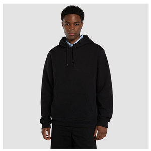 Men's Oversized Hooded Sweatshirt 100% Cotton French Terry Solid Color Casual Autumn Wear Classic Organic <b>Snow</b> Melange Hoodies - Product Image 5