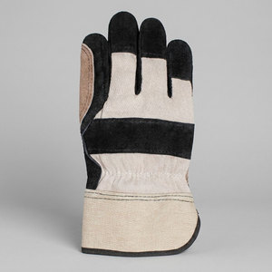Premium <b>Cow</b> Split Leather Work Gloves Heavy Duty Protective Safety Gloves With Durable Canvas Back & Cuff For Construction - Product Image 5