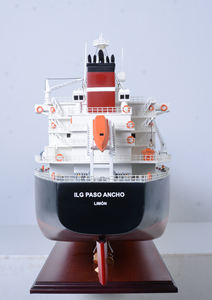 Maquette de navire porte-conteneurs à engrenages, réplique artisanale en bois écologique pour exposition et collection, 132Lx21.5Wx39H cm - Product Image 6