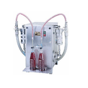 Máquina de Llenado Semiautomática de Doble Cabezal para Líquidos Viscosos de 1000 ml, Bomba Neumática para Aplicaciones Químicas, Alta Precisión - Product Image 1