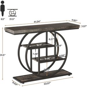 Design-Conscious <b>Console</b> <b>Table</b> for Use As a <b>Sofa</b> or Entrance <b>Table</b> - Product Image 5