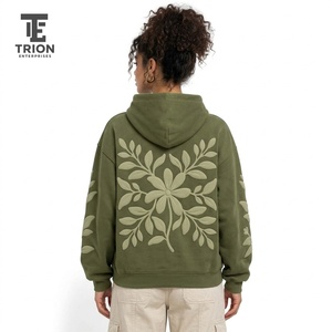 Premium women <b>hoodies</b> with puff printing details soft texture durable finish comfortable fit and <b>trendy</b> modern streetwear style - Product Image 3