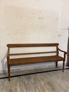 Modern Solid <b>Wood</b> Eco-Friendly 4-Seater <b>Bench</b> Farmhouse Decor Outdoor Furniture for Mall Park Patio <b>Garden</b> - Product Image 2