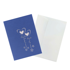 Wholesale Luxury Wedding 3D Pop up Card <b>Handmade</b> <b>Paper</b> Customized Shape Digital Printing Vietnam Manufacturer Greeting Card - Product Image 6