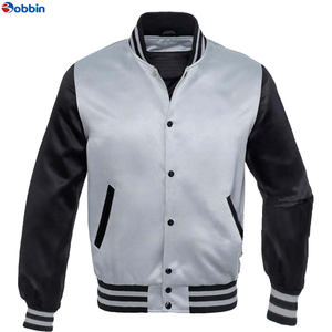 Good Design Unisex <b>Baseball</b> Varsity <b>Jacket</b> Plus Size Letterman College Winter 100% Silk Quick Dry Windproof Casual Solid Color - Product Image 1