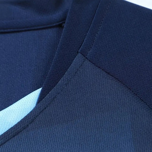 Conjunto de Camiseta de Fútbol Sublimada con Diseño Geométrico Azul Marino para Hombre, Manga Corta, Absorbe la Humedad, Ajuste Atlético, Uniforme de Fútbol - Product Image 5
