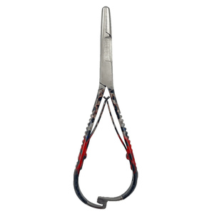 Tijeras para pesca con mosca, pinzas para remover anzuelos con estampado de trucha arcoíris, alicates de pesca - Product Image 4
