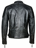 Veste en cuir pour homme de haute qualité, personnalisée et élégante, style streetwear pour moto, design respirant, doublure en sherpa, prix raisonnable