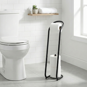 Portarrollos de papel higiénico simple de diseño moderno, organizador para el hogar, muebles, Taiwán, fabricante de almacenamiento para el hogar MIT - Product Image 1