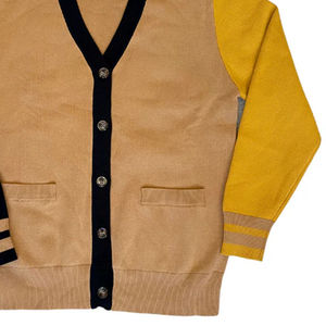 Concevez vos propres pulls à col en V de haute qualité pour les sororités, les fraternités, les écoles, les collèges, les universités, avec logos, cardigans tricotés - Product Image 4