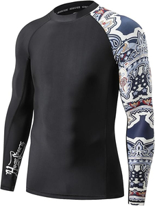 Premium <b>Compression</b> <b>Shirt</b> Rash Guard Anti UV Workout <b>Shirt</b> for Gym Fitness Running Outdoor Sports - Product Image 2