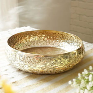 Bol Urli à large ouverture et base stable pour bougies flottantes et arrangements de fleurs fraîches - Product Image 1
